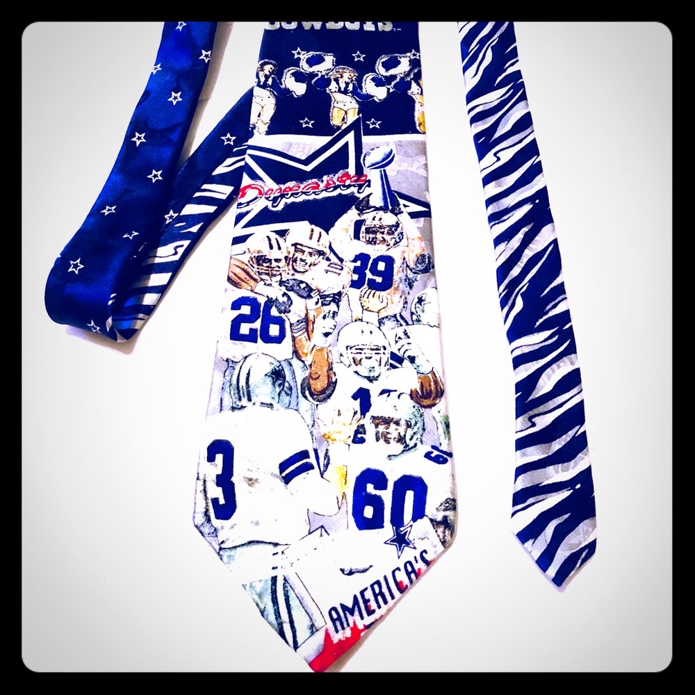 Vintage Dallas Cowboys NFL Silk Neck Tie